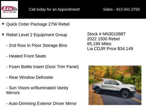 Billet Silver Metallic Clearcoat 2022 RAM 1500 Rebel