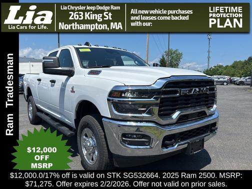 2025 RAM 2500 Tradesman Crew Cab 4x4 6'4' Box