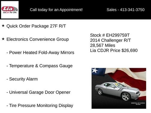 Billet Silver Metallic Clearcoat 2014 Dodge Challenger R/T