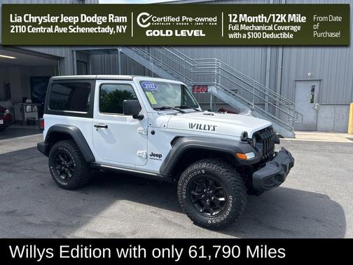 Bright White Clearcoat 2021 Jeep Wrangler Willys