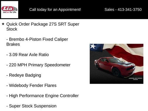 Torred Clearcoat 2022 Dodge Challenger SRT Super Stock