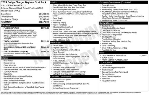 2024 Dodge Charger R/T Scat Pack