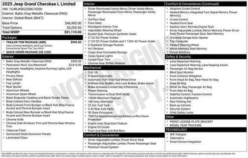 2025 Jeep Grand Cherokee L Limited