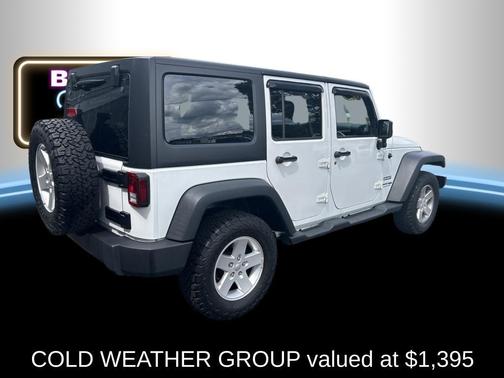 Bright White Clearcoat 2018 Jeep Wrangler JK Unlimited Sport