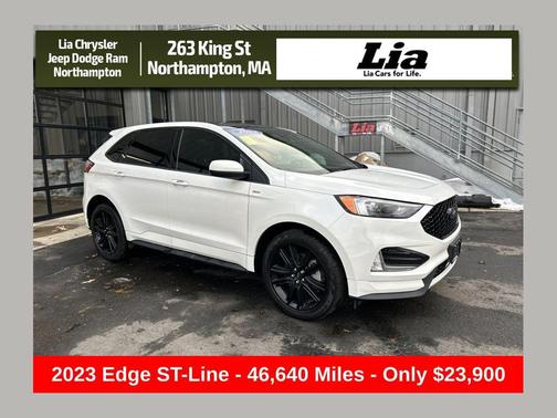STAR WHITE 2023 Ford Edge ST Line
