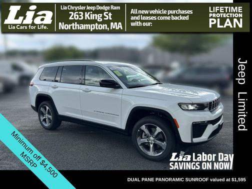 Bright White Clearcoat 2026 Jeep Grand Cherokee L Limited