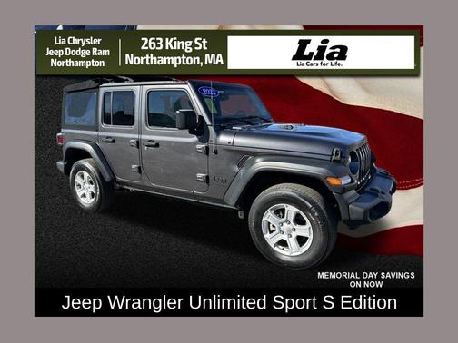 Granite Crystal Metallic Clearcoat 2022 Jeep Wrangler Unlimited Sport