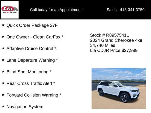 Bright White Clearcoat 2024 Jeep Grand Cherokee 4xe Base