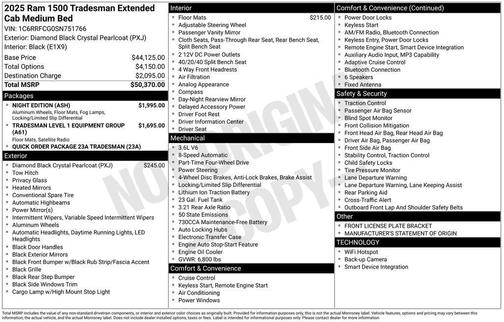 2025 RAM 1500 Tradesman