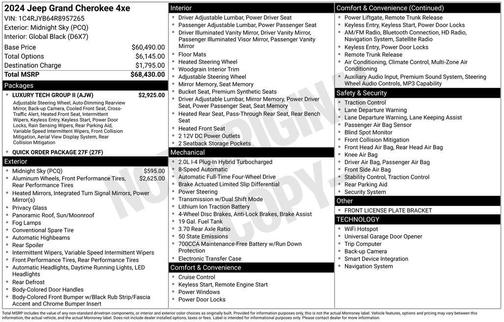 2024 Jeep Grand Cherokee 4xe Base