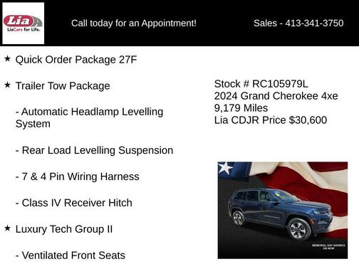 Midnight Sky 2024 Jeep Grand Cherokee 4xe Base