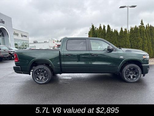 Serrano Green Metallic 2026 RAM 1500 Big Horn/Lone Star