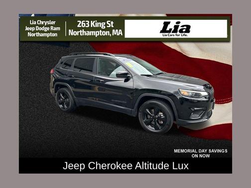 Diamond Black Crystal Pearlcoat 2023 Jeep Cherokee Altitude