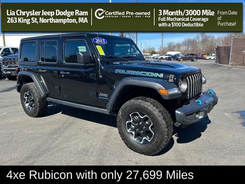 Black Clearcoat 2023 Jeep Wrangler 4xe Rubicon