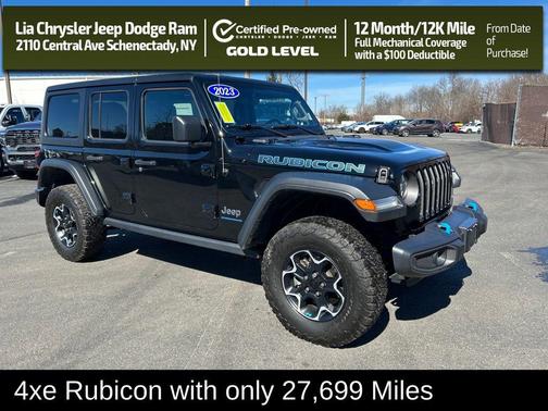 Black Clearcoat 2023 Jeep Wrangler 4xe Rubicon