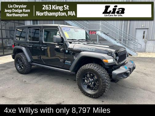 Black Clearcoat 2024 Jeep Wrangler 4xe Willys