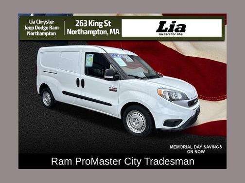 Bright White 2022 RAM ProMaster City Tradesman