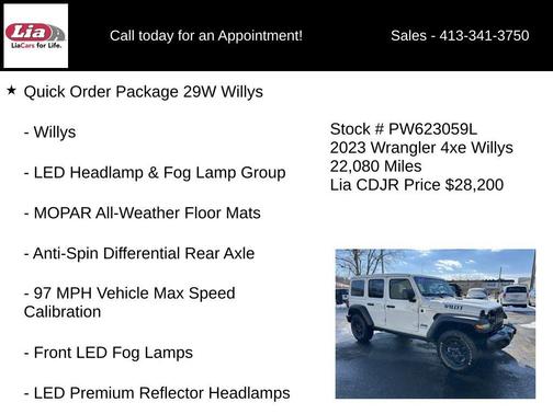 Bright White Clearcoat 2023 Jeep Wrangler 4xe Base