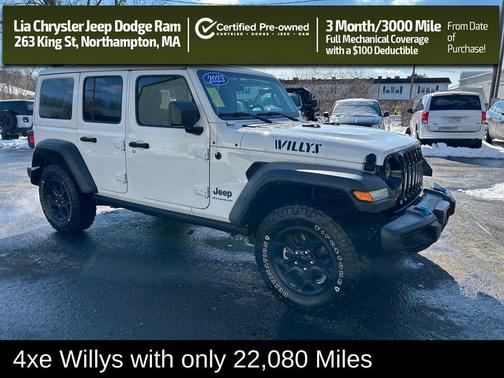 Bright White Clearcoat 2023 Jeep Wrangler 4xe Base