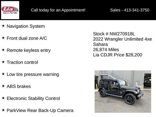Black Clearcoat 2022 Jeep Wrangler Unlimited 4xe Sahara