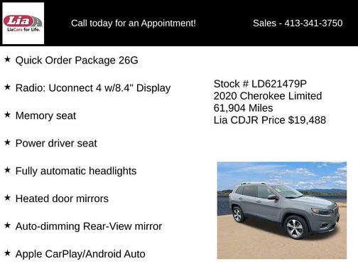 Sting-Gray Clearcoat 2020 Jeep Cherokee Limited