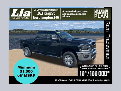 Diamond Black Crystal Pearlcoat 2026 RAM 2500 Tradesman Crew Cab 4x4 6'4' Box