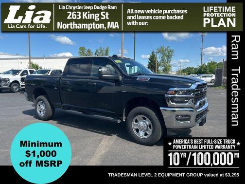 Diamond Black Crystal Pearlcoat 2026 RAM 2500 Tradesman Crew Cab 4x4 6'4' Box