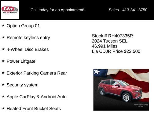 Ultimate Red 2024 Hyundai TUCSON SEL