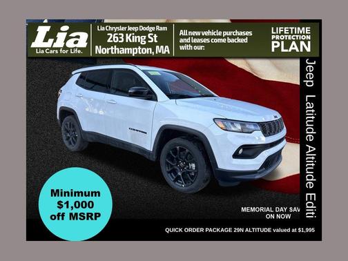 Bright White Clearcoat 2026 Jeep Compass Latitude