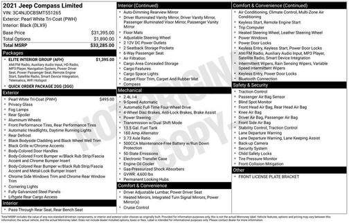 2021 Jeep Compass Limited
