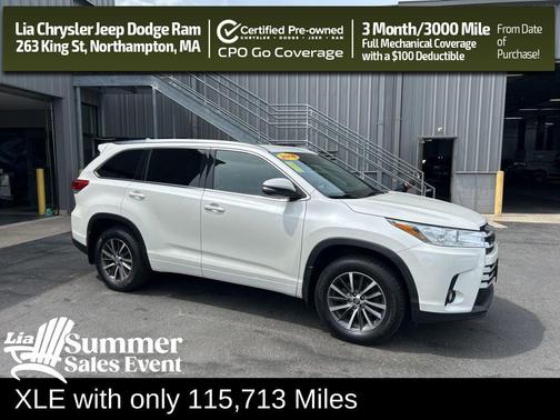 Blizzard Pearl 2018 Toyota Highlander XLE