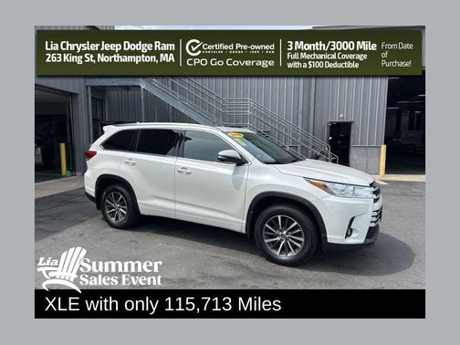 Blizzard Pearl 2018 Toyota Highlander XLE