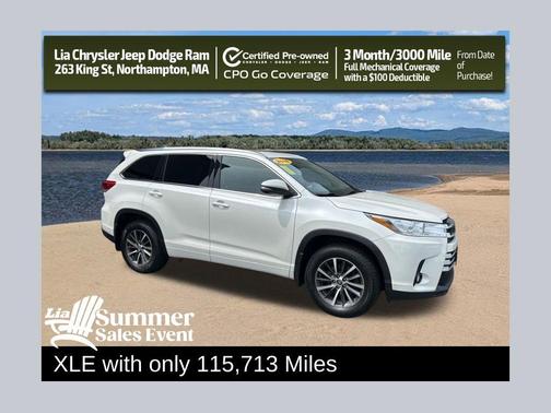 Blizzard Pearl 2018 Toyota Highlander XLE