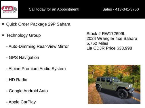 Sarge Green Clearcoat 2024 Jeep Wrangler 4xe Sahara