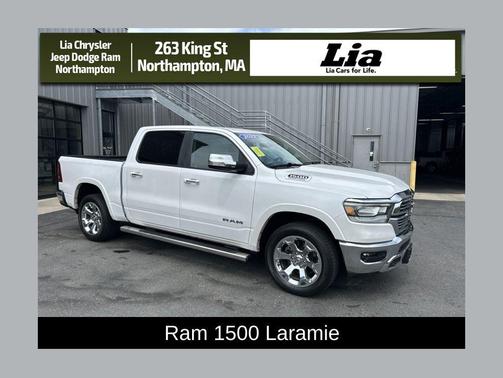 Ivory White Tri-Coat Pearlcoat 2022 RAM 1500 Laramie