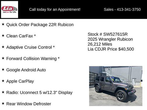 Granite Crystal Metallic Clearcoat 2025 Jeep Wrangler Rubicon