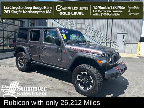 Granite Crystal Metallic Clearcoat 2025 Jeep Wrangler Rubicon