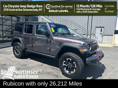 Granite Crystal Metallic Clearcoat 2025 Jeep Wrangler Rubicon