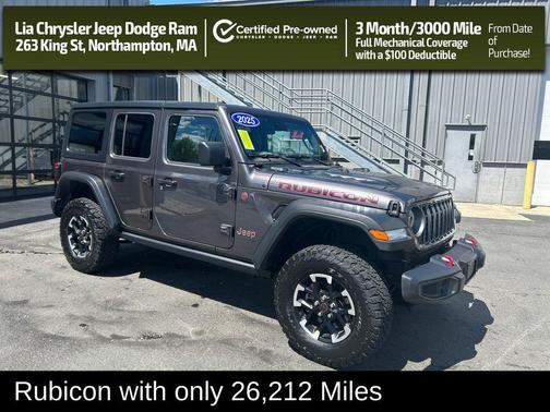 Granite Crystal Metallic Clearcoat 2025 Jeep Wrangler Rubicon