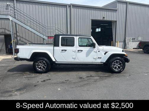 Bright White Clearcoat 2024 Jeep Gladiator Sport S