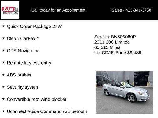 Bright Silver Metallic Clearcoat 2011 Chrysler 200 Limited