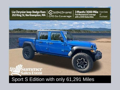 Hydro Blue Pearlcoat 2020 Jeep Gladiator Sport S