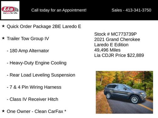 Granite Crystal Metallic Clearcoat 2021 Jeep Grand Cherokee Laredo