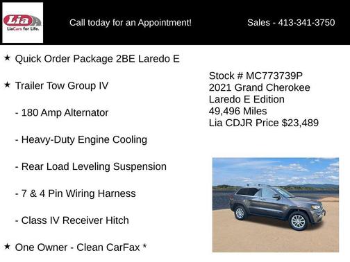 Granite Crystal Metallic Clearcoat 2021 Jeep Grand Cherokee Laredo