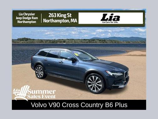 Denim Blue Metallic 2024 Volvo V90 Cross Country B6 Plus