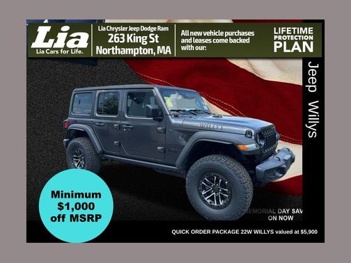 Granite Crystal Metallic Clearcoat 2026 Jeep Wrangler Willys