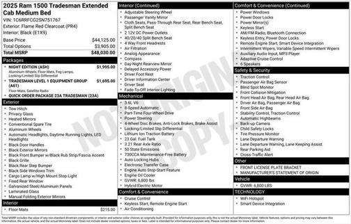 2025 RAM 1500 Tradesman