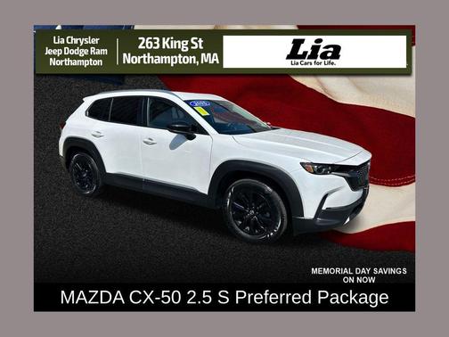 wind chill pearl 2025 Mazda CX-50 2.5 S Preferred Package