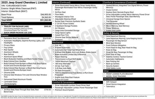 2025 Jeep Grand Cherokee L Limited
