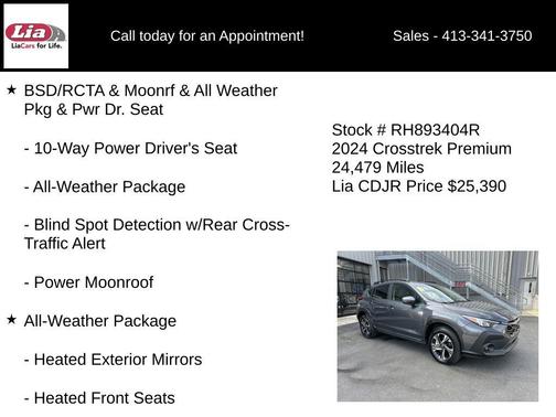 Magnetite Gray Metallic 2024 Subaru Crosstrek Premium